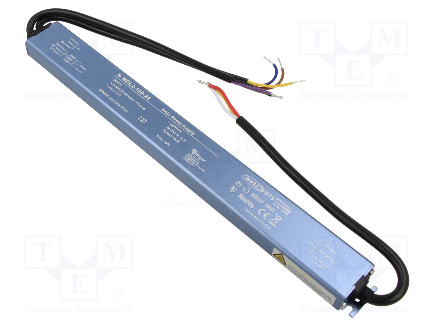 FOSE MDL2-100-24 LED-virtalähde 100W IP67