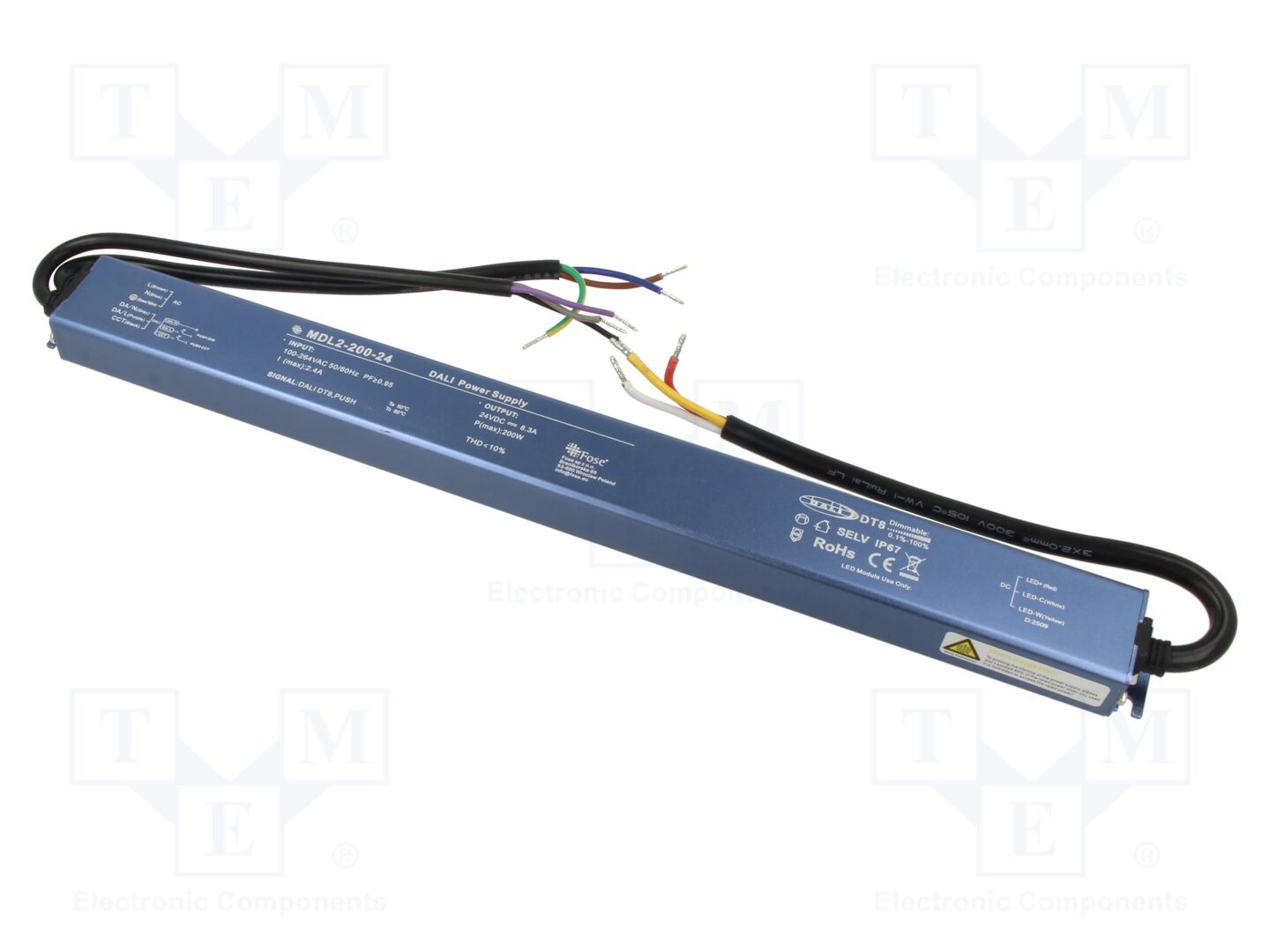 FOSE MDL2-200-24 LED-verkkolaite 200W IP67