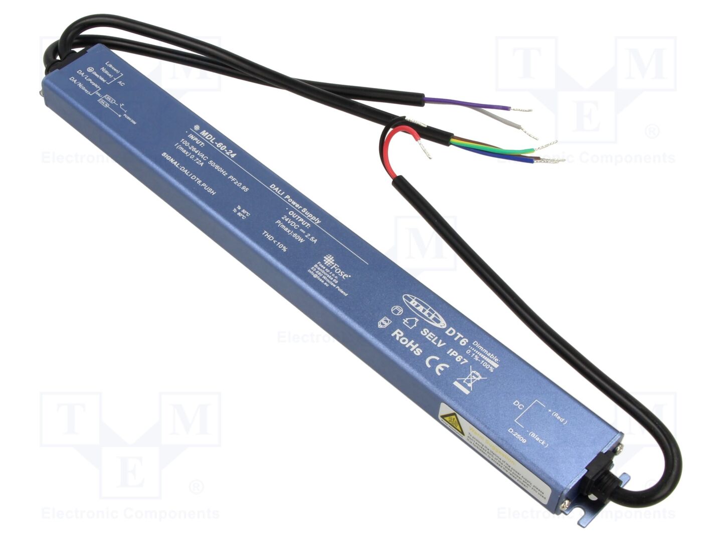 FOSE MDL-60-24 LED-verkkolaite 60W IP67