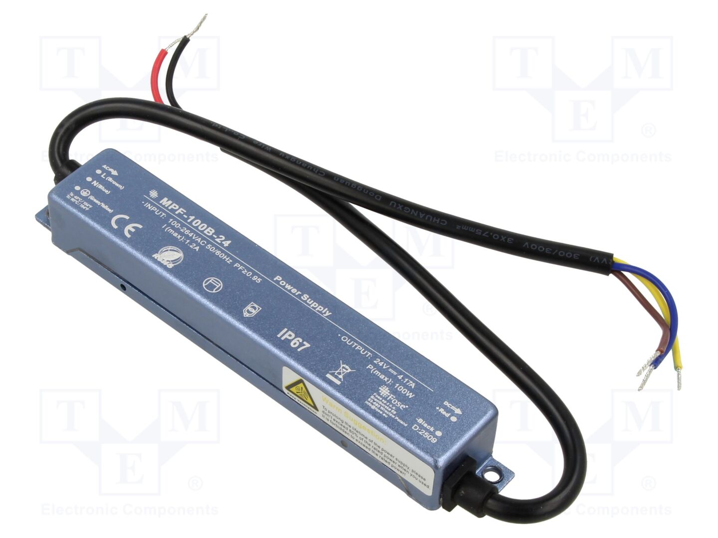 FOSE MPF-100B-24 LED-virtalähde 100W IP67