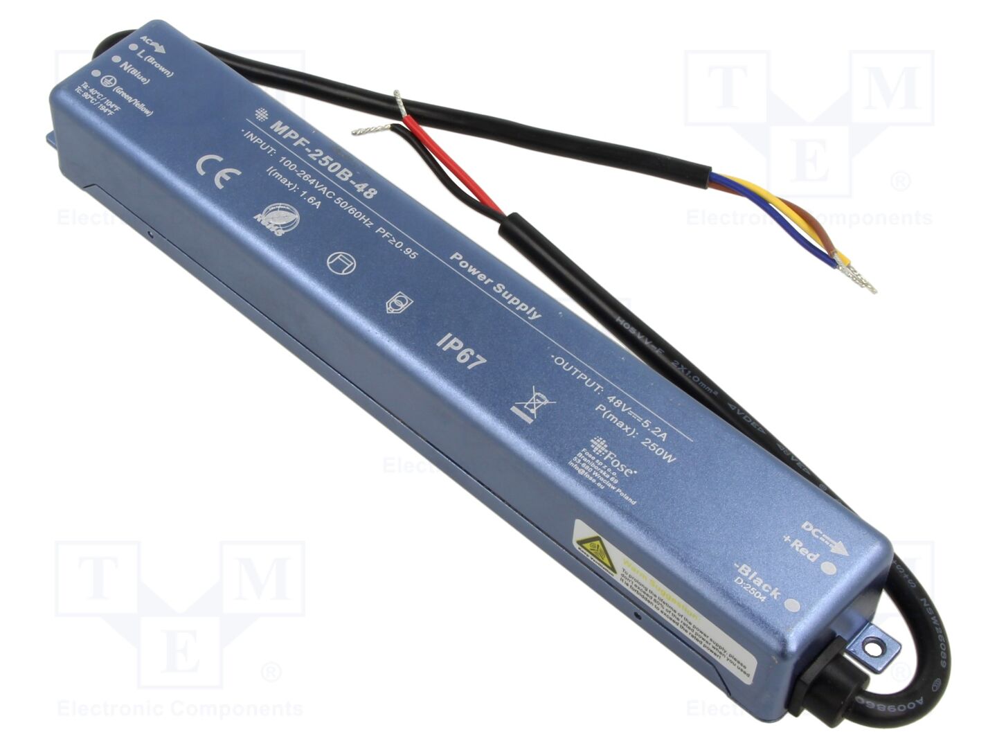 FOSE MPF-250B-48 LED-verkkolaite 250W IP67
