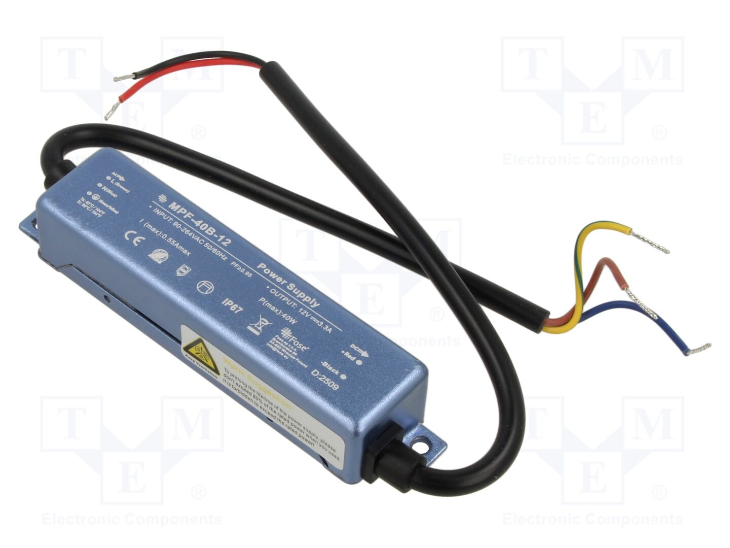 FOSE MPF-40B-12 LED-verkkolaite 40W IP67