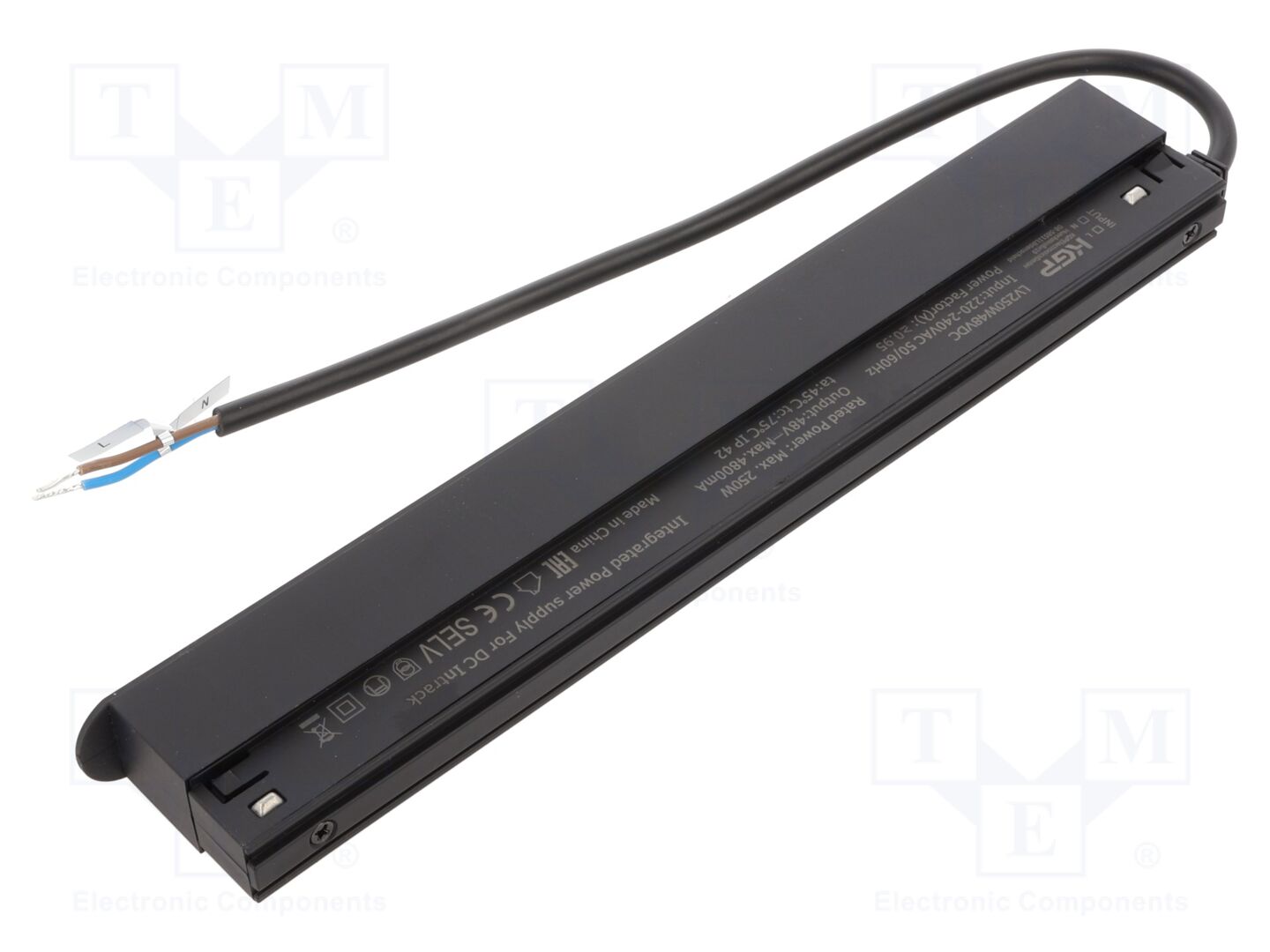 KGP ELECTRONICS LV250W48VDC LED-verkkolaite 250W 48VDC