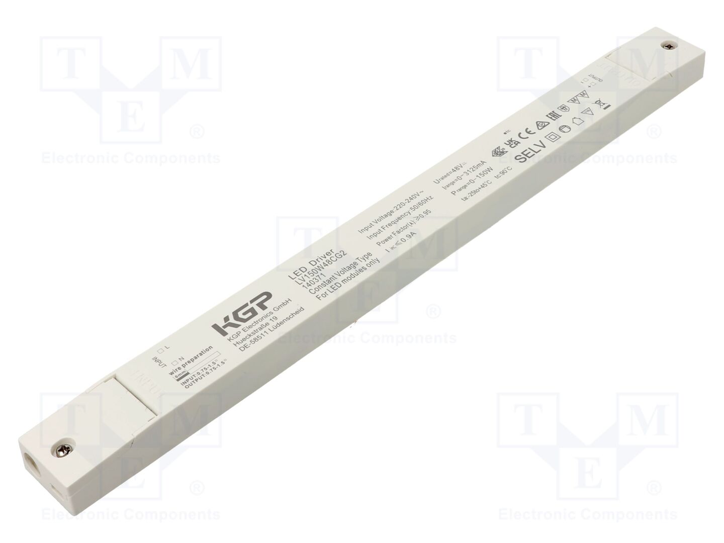 KGP ELECTRONICS LV150W48CG2 LED-verkkolaite 150W 48VDC