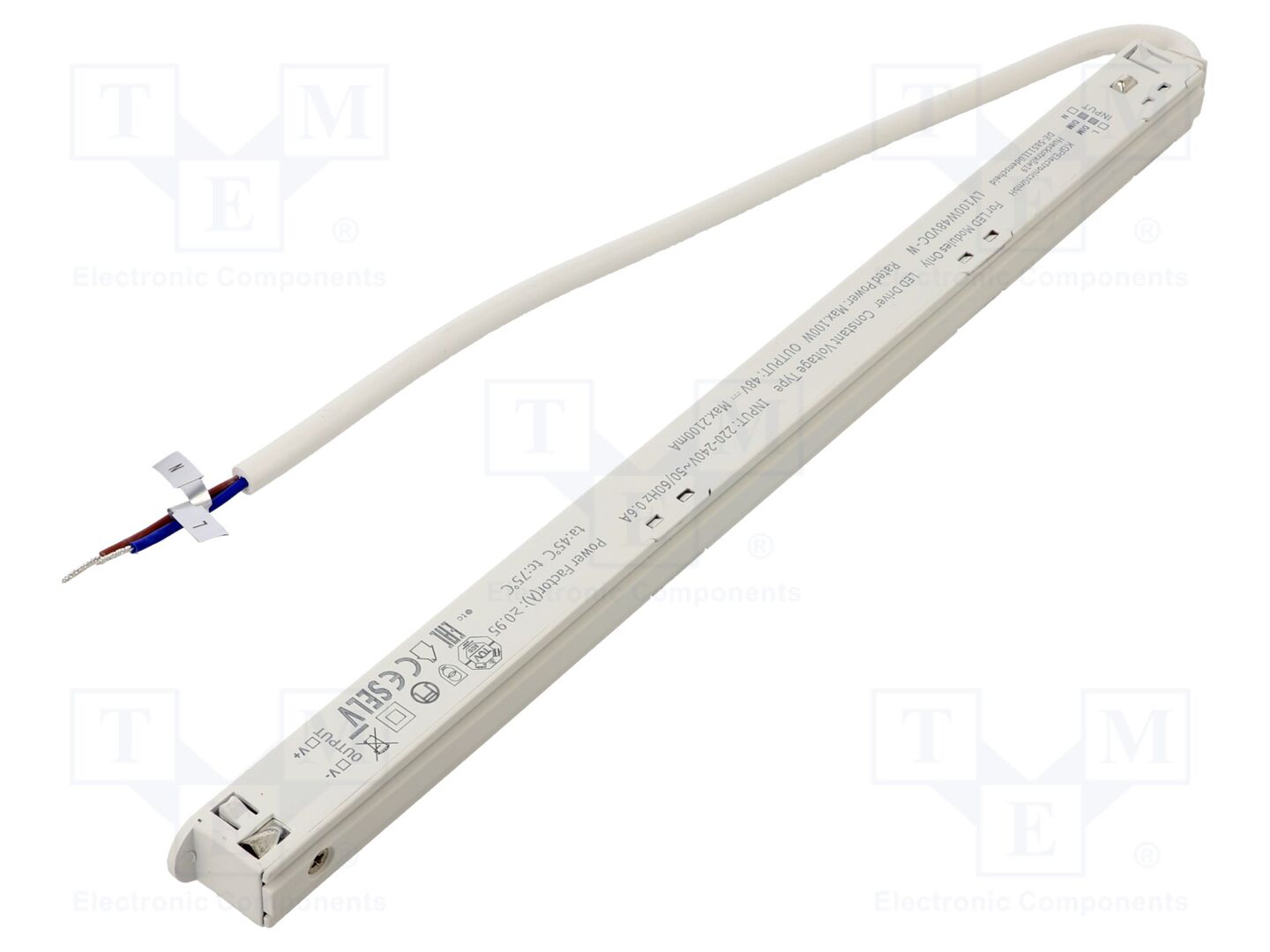 KGP ELECTRONICS LV100W48VDC-W LED-verkkolaite 100W 48VDC