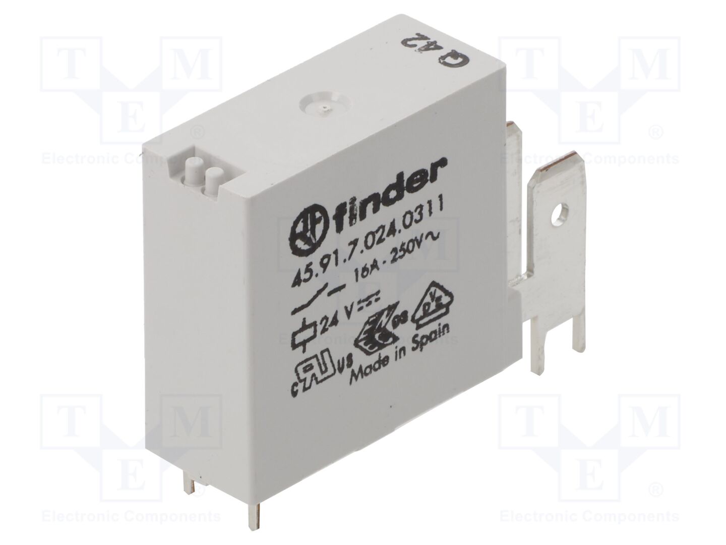 FINDER 45.91.7.024.0311 Sähkömagneettinen rele 24VDC