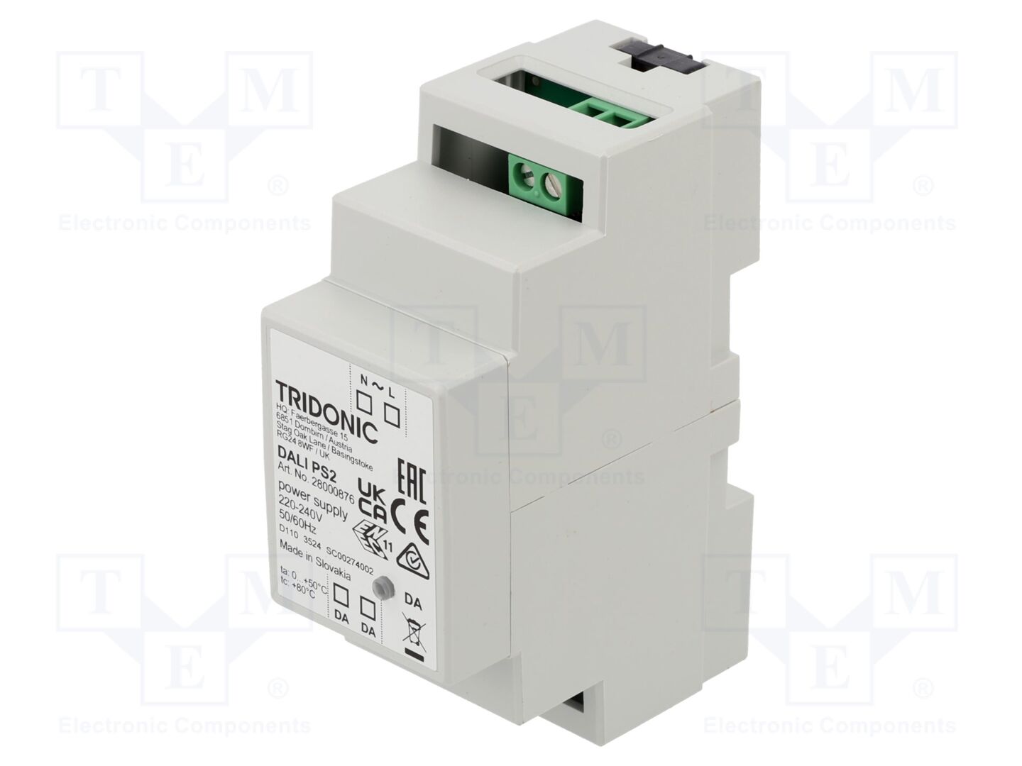 TRIDONIC DALI PS2 LED-virtalähde 13.5VDC 220-240VAC