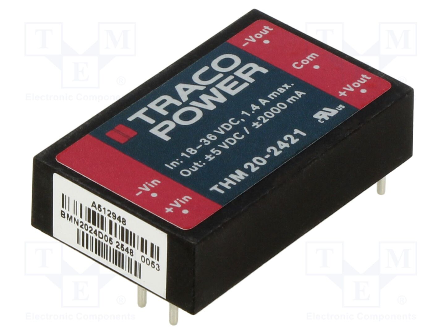 TRACO POWER THM20-2421 DC/DC-muunnin 20W