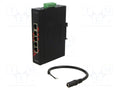 ANTAIRA LNX-500A Ethernet-kytkin 12÷48VDC