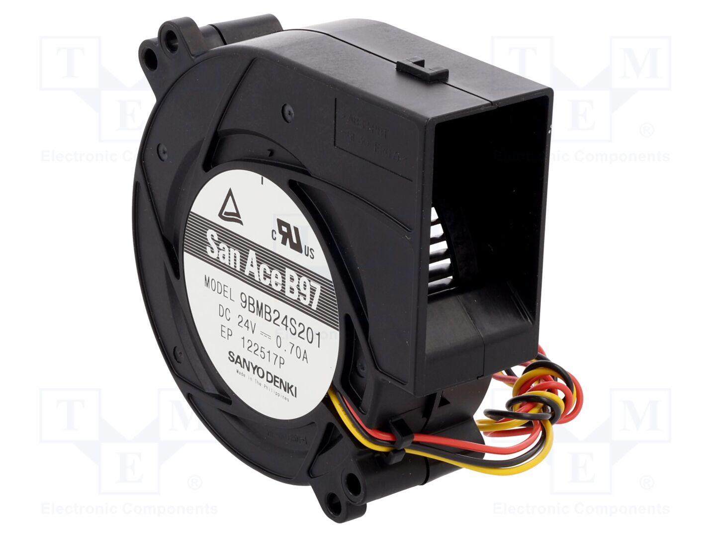 SANYO DENKI 9BMB24S201 Tasavirtapuhallin 24VDC
