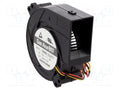 SANYO DENKI 9BMB12G201 Aksiaalipuhallin 12VDC