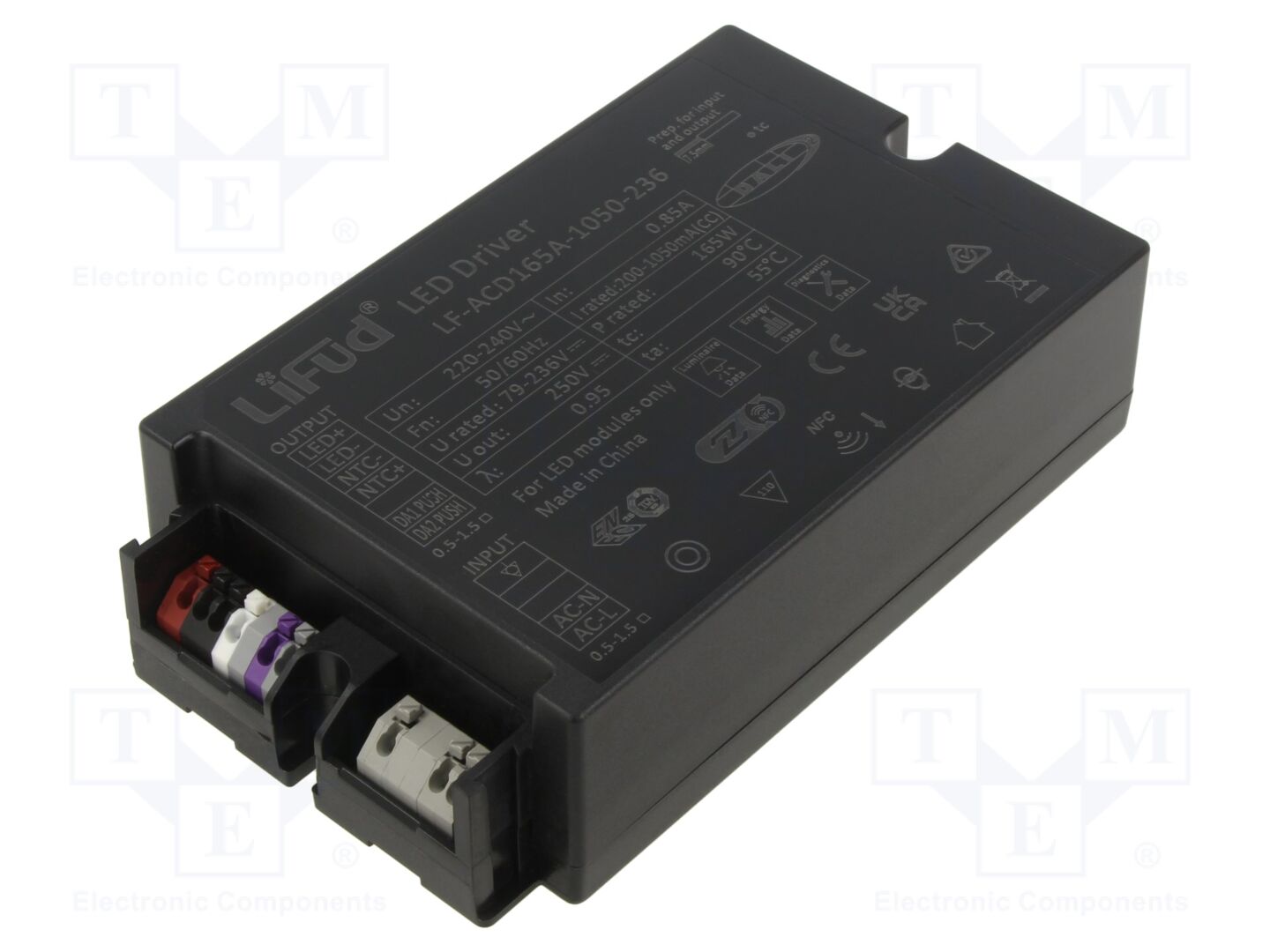 Lifud LF-ACD165A-1050236 LED-verkkolaite DALI 2 165W 79-236VDC