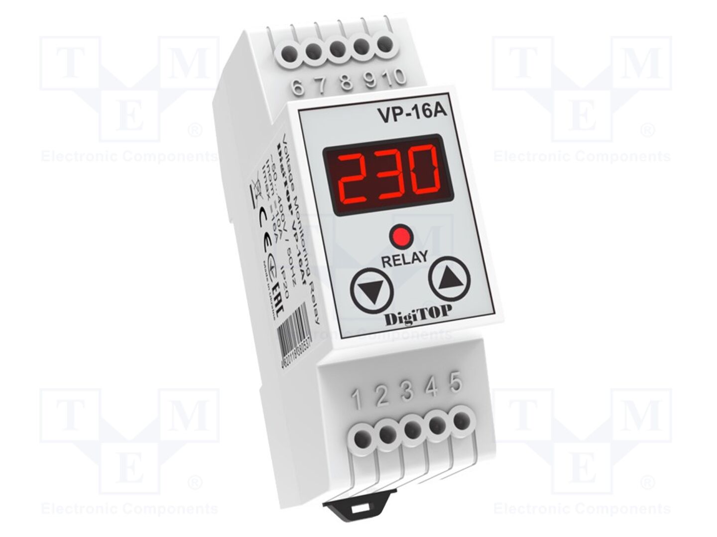 DIGITOP ELECTRIC VP-16AF Jännitteenvalvontarele 230VAC