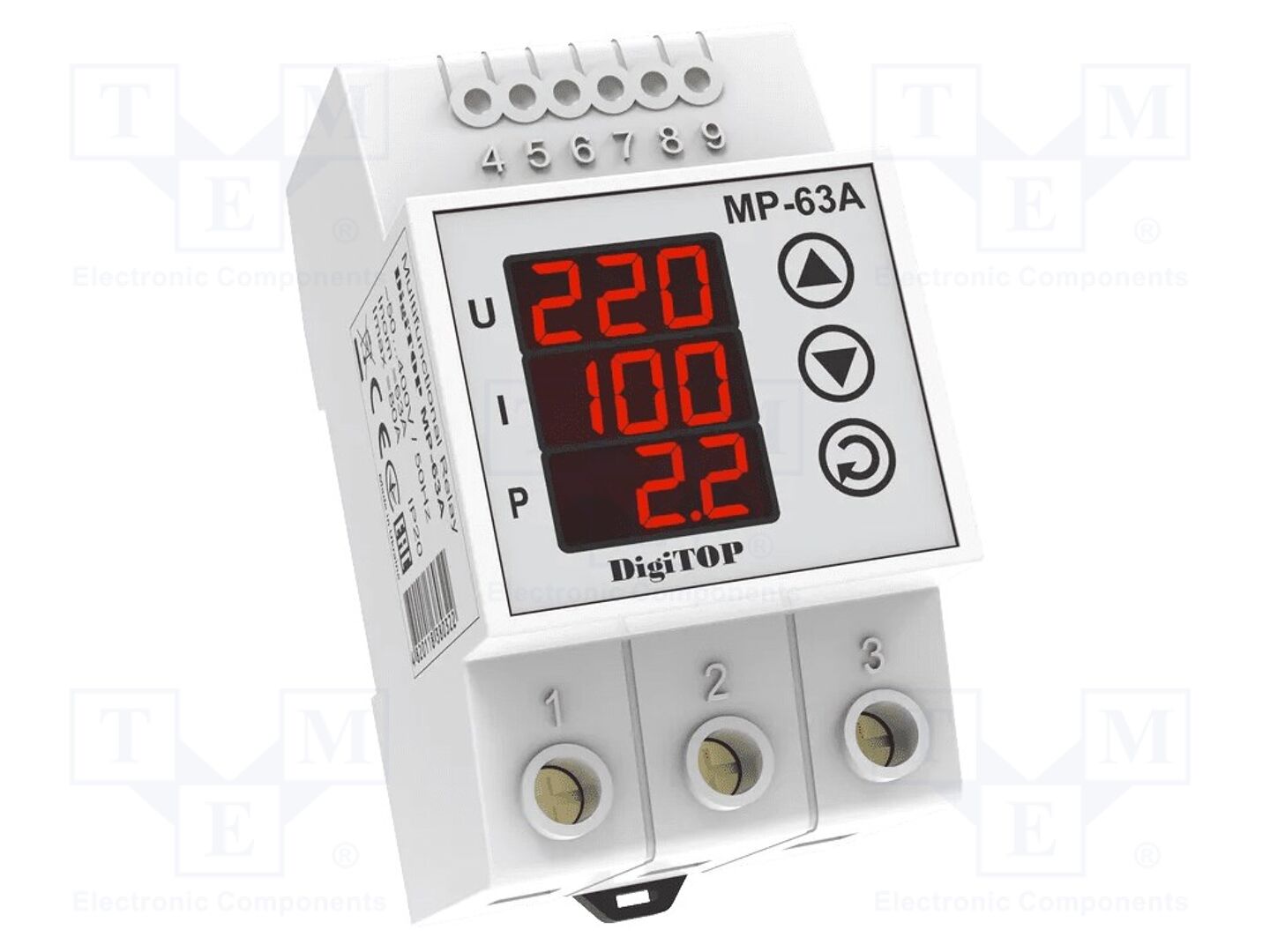 DIGITOP ELECTRIC MP-63A Valvontarele 230VAC