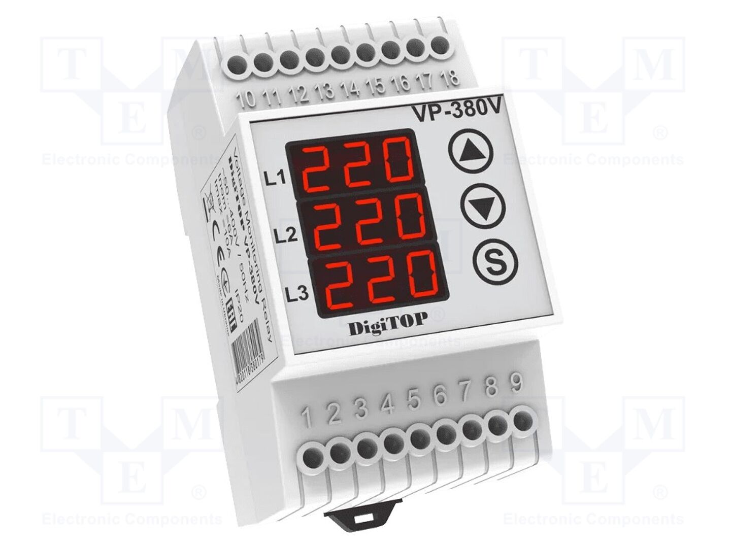 DIGITOP ELECTRIC VP-380V Jännitteenvalvontarele 400VAC
