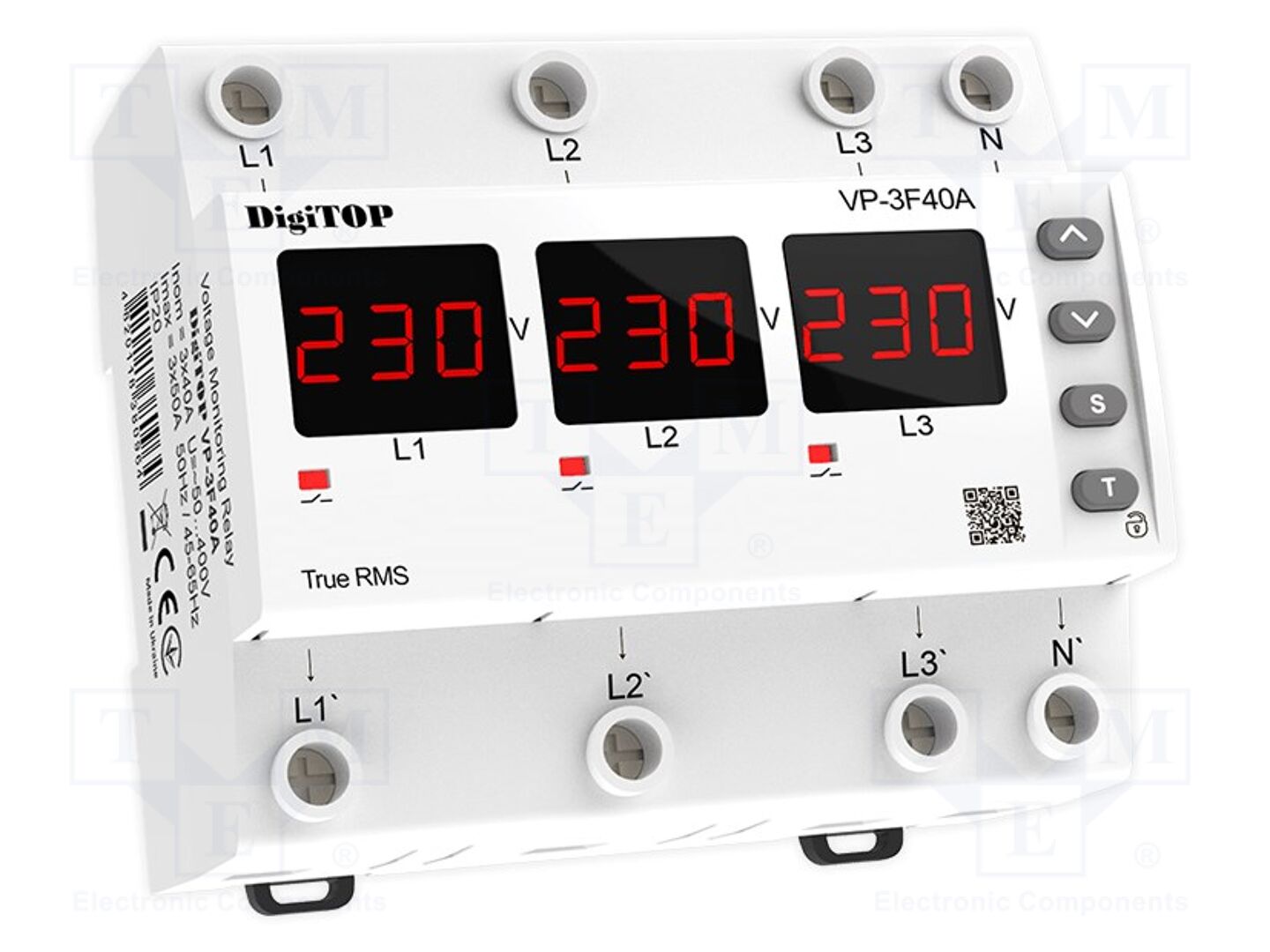 DIGITOP ELECTRIC VP-3F40A Jännitteenvalvontarele 400VAC