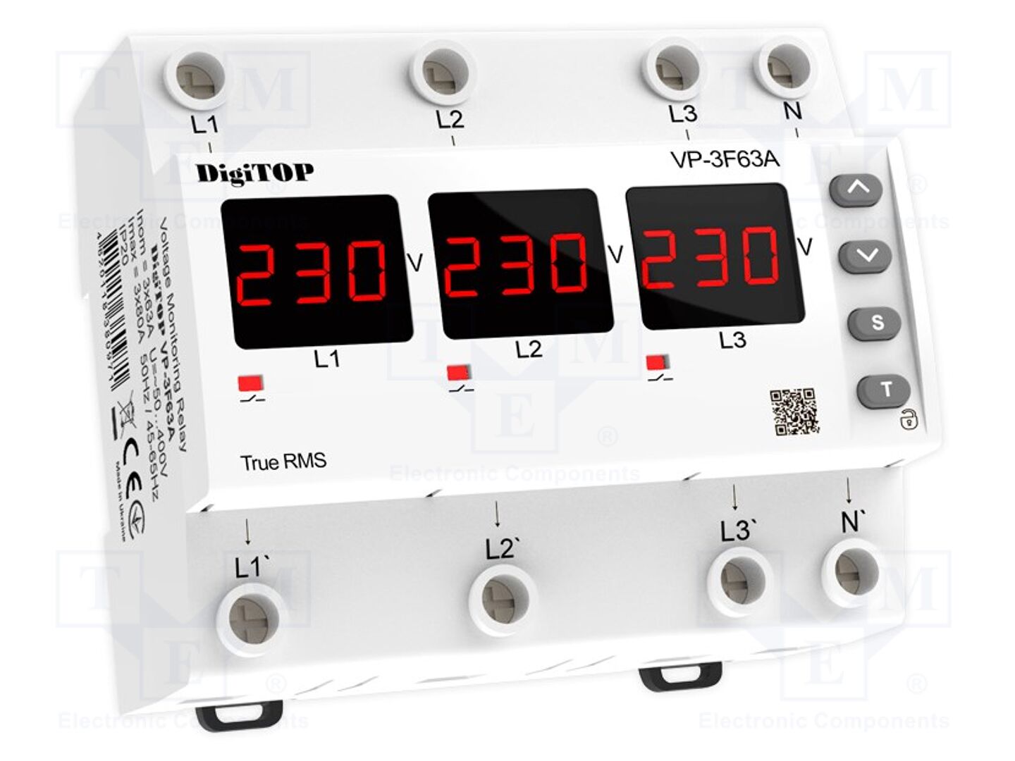 DIGITOP ELECTRIC VP-3F63A Jännitteenvalvontarele 400VAC