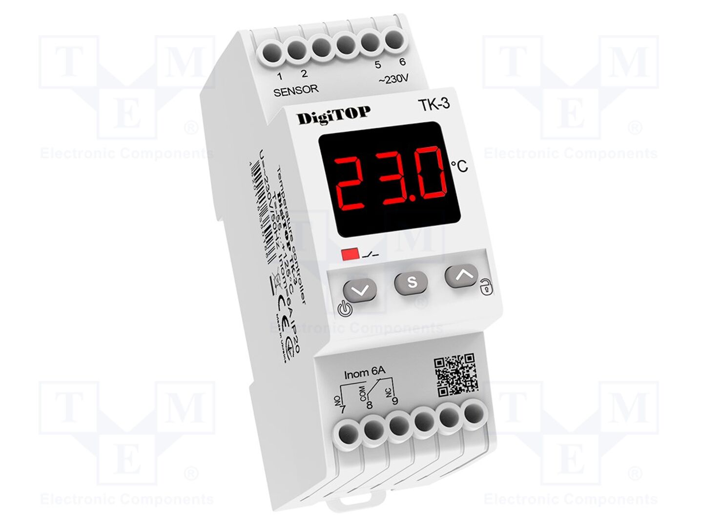 DIGITOP ELECTRIC TK-3 Lämpötilasäädin 230VAC