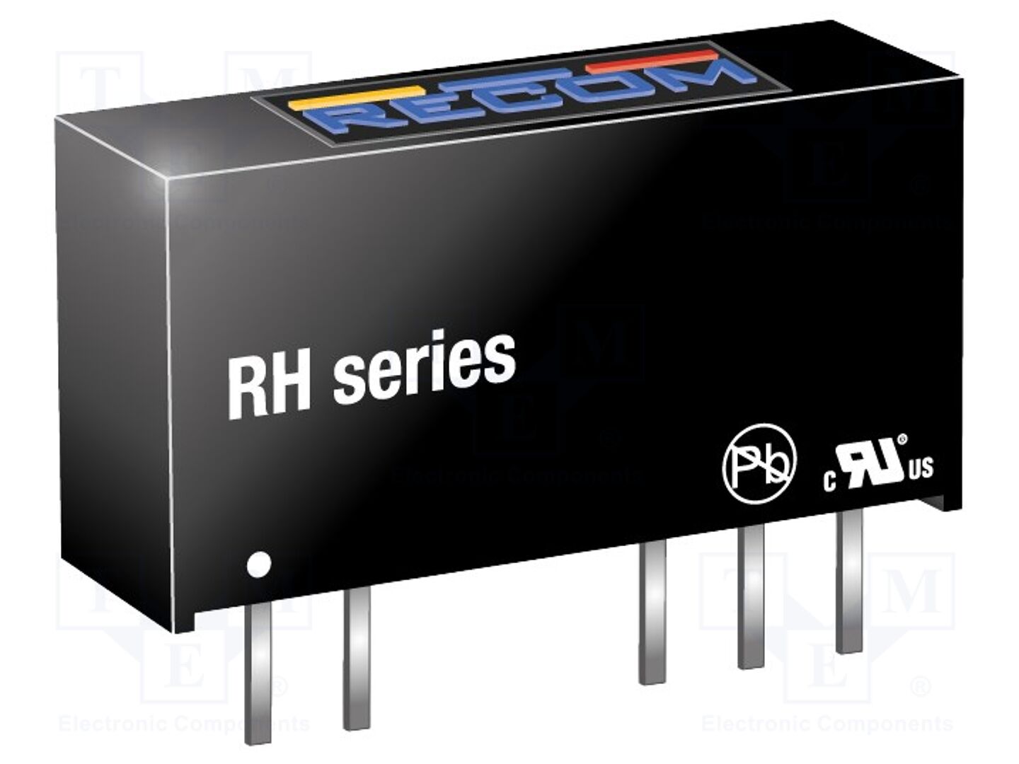 RECOM RH-0512D DC/DC-muunnin 1W, 4.5÷5.5VDC/12VDC