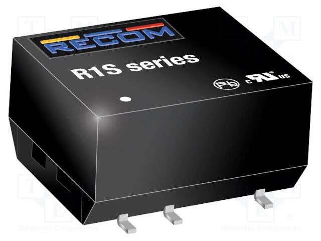 RECOM R1S-1515/H DC/DC-muunnin 1W SMT