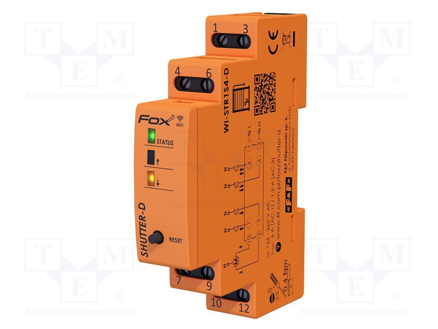 F&F WI-STR1S4-D Verho-ohjain Smart Home IP20