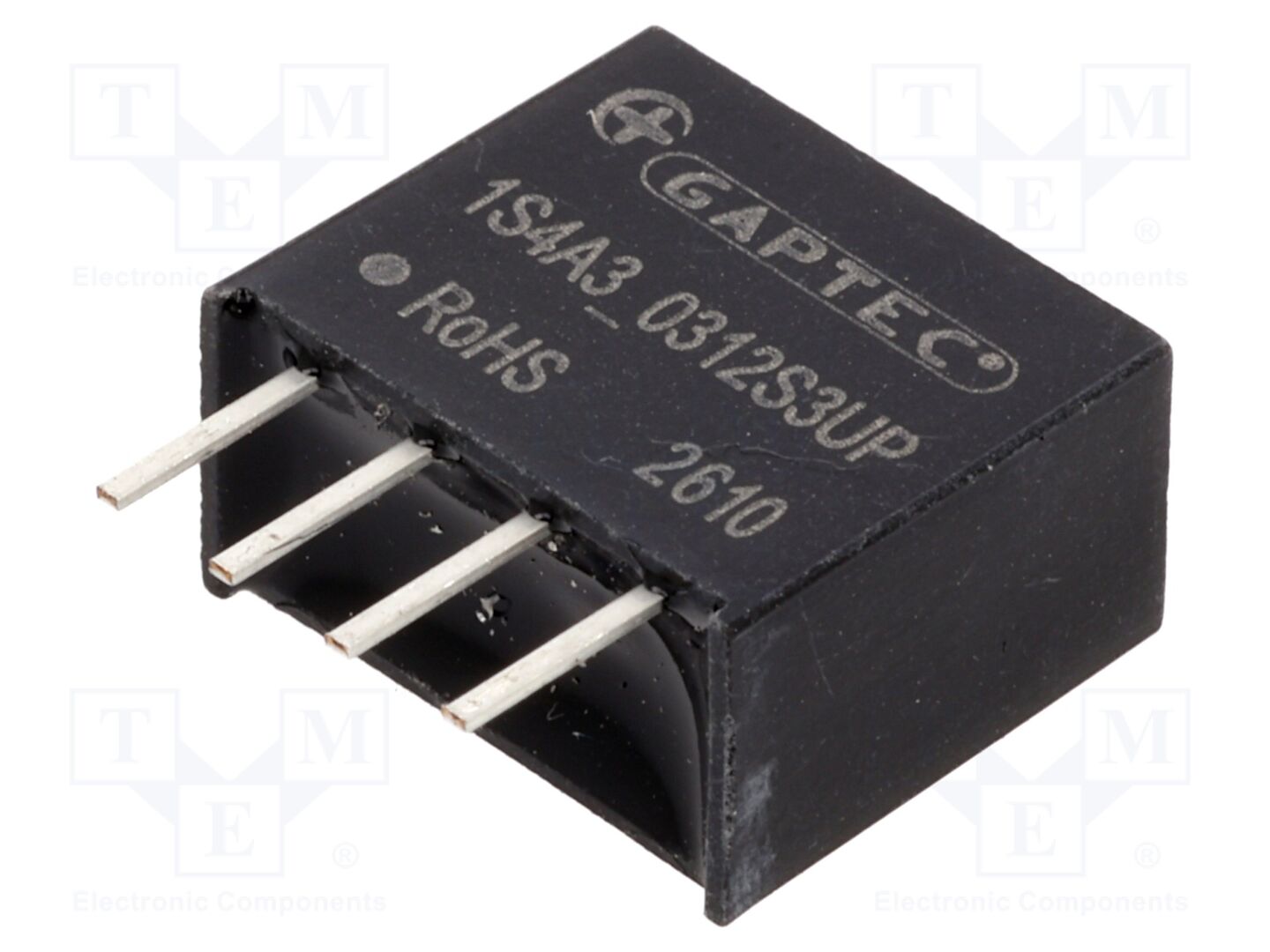 GAPTEC Electronic 1S4A3-0312S3UP DC/DC-muunnin 1W, 3.3V/12V (50 kpl erä)