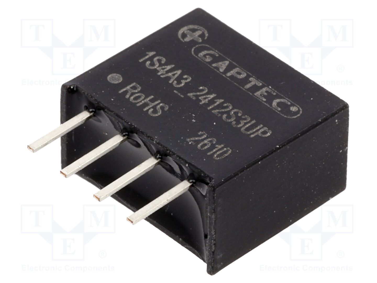 GAPTEC Electronic 1S4A3-2412S3UP DC/DC-muunnin 1W, 24V/12V (50 kpl erä)