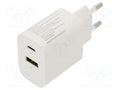 GEMBIRD TA-UC-PDQC20-01-W Teholähde 5VDC