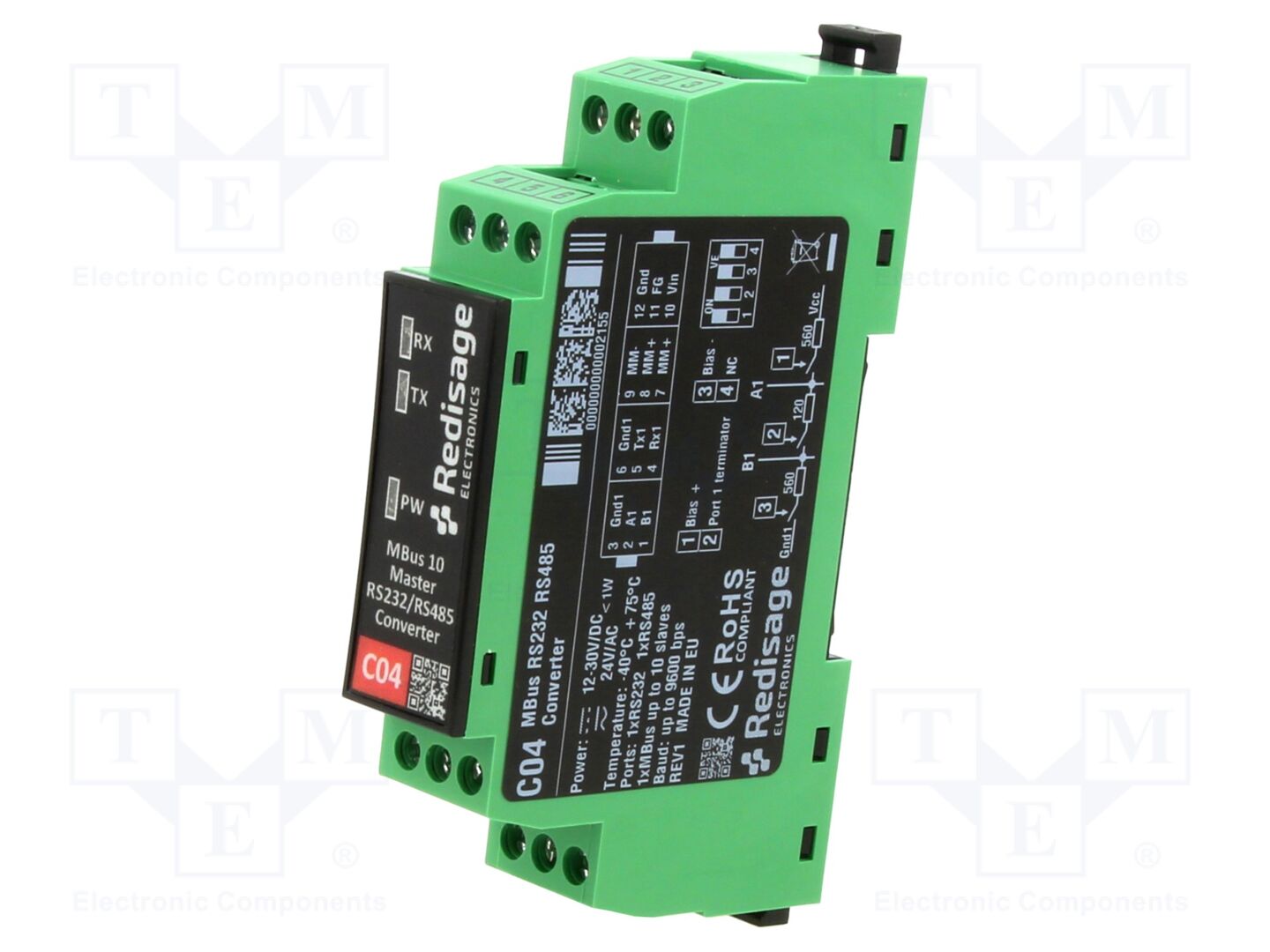 Redisage ELECTRONICS C04-RS232/RS485 Automaatiomoduuli 12÷30VDC