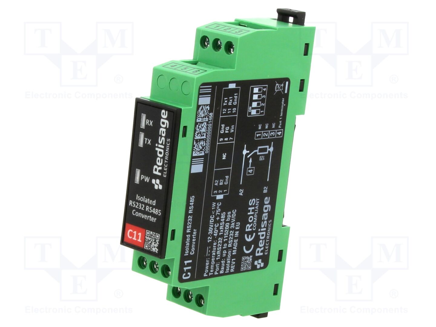 Redisage ELECTRONICS C11-RS232/RS485 Automaatiomoduuli 12÷30VDC