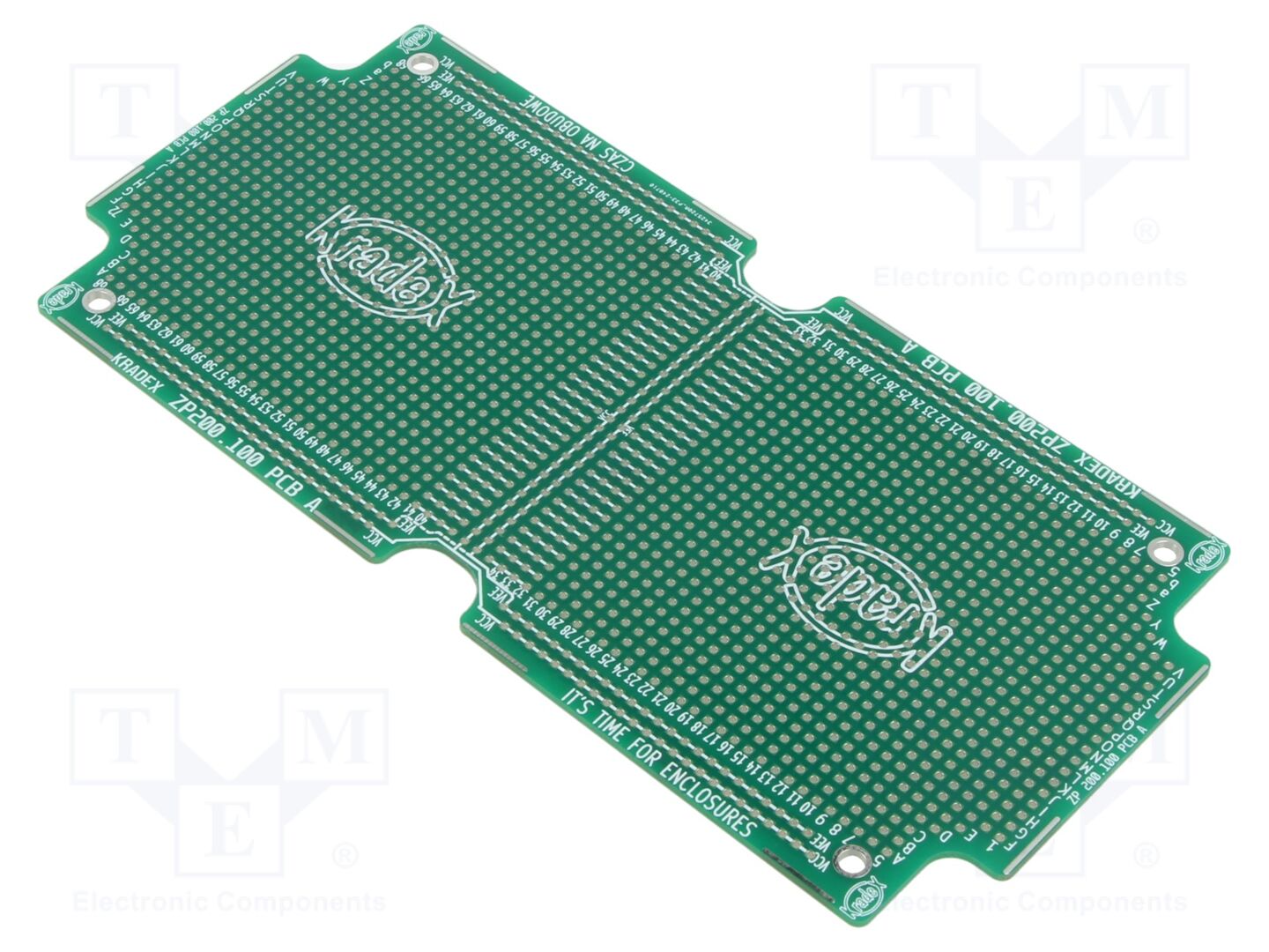 KRADEX ZP200.100-PCB Prototype board 49.29g