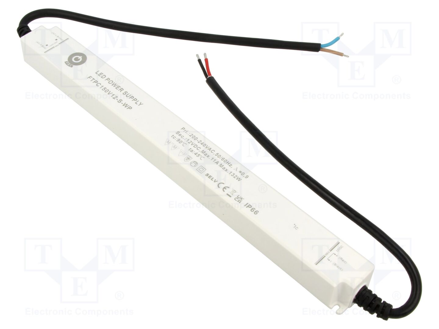 POS FTPC150V12-S-WP LED-verkkolaite 150W 12VDC IP66