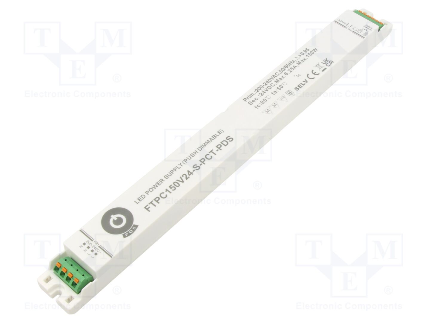 POS FTPC150V24-S-PCT-PDS LED-virtalähde 150W 24VDC