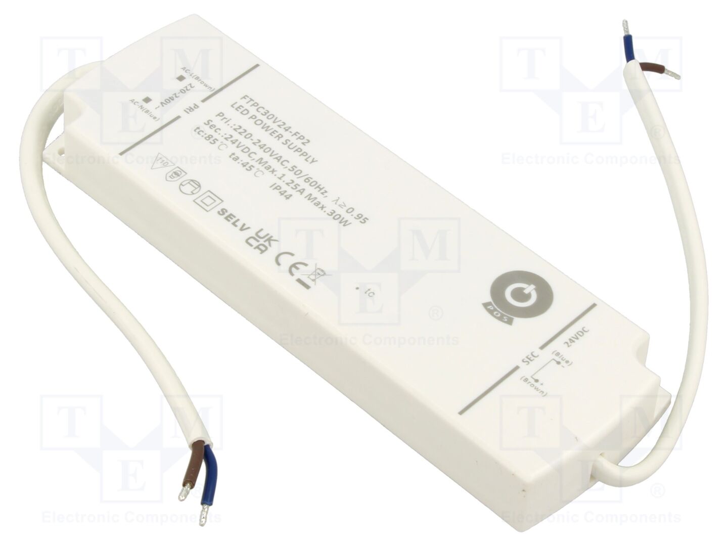 POS FTPC30V24-FP2 LED-verkkolaite 30W 24VDC