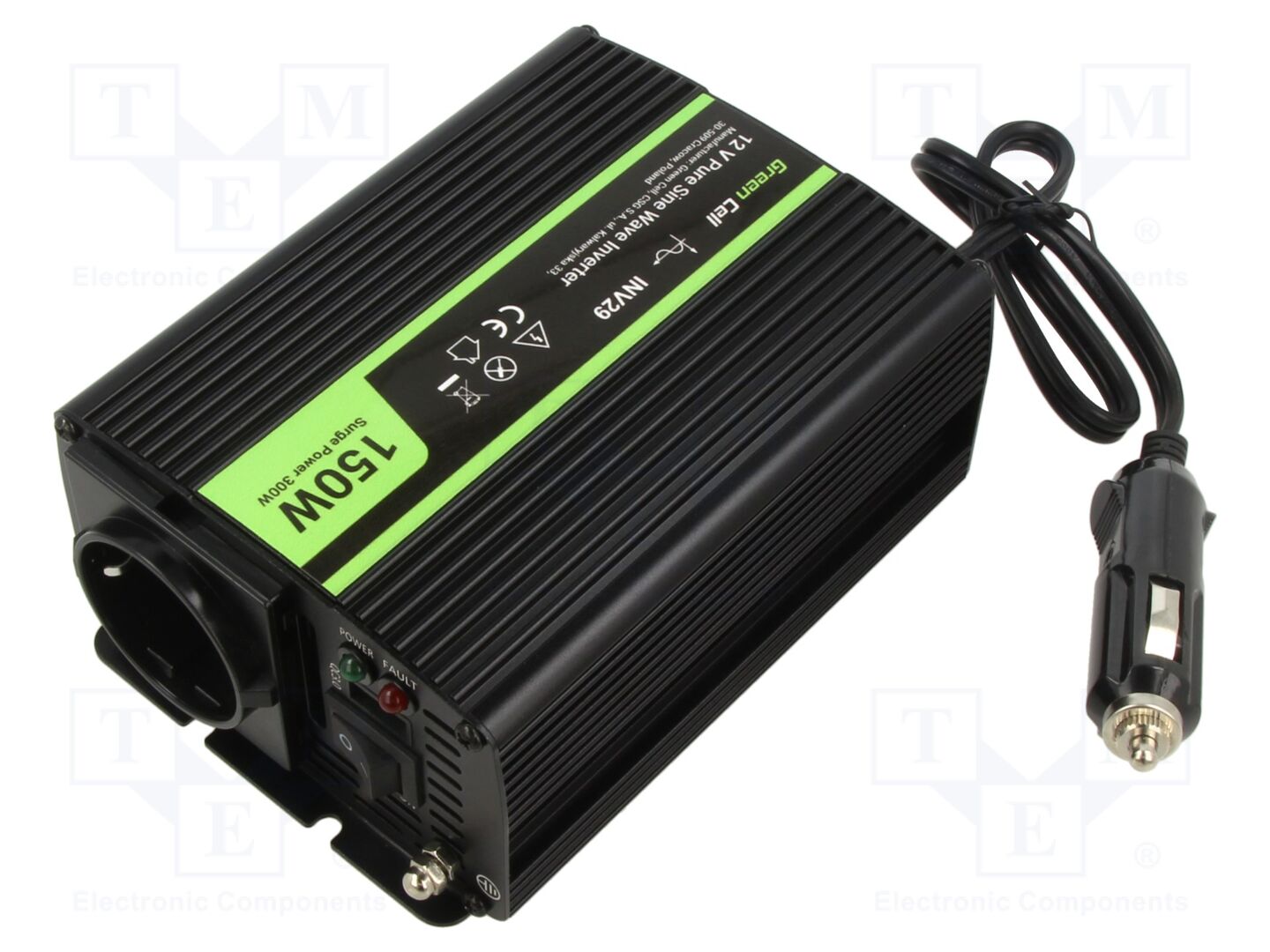 GREEN CELL INV29 DC/AC muunnin 150W 12V