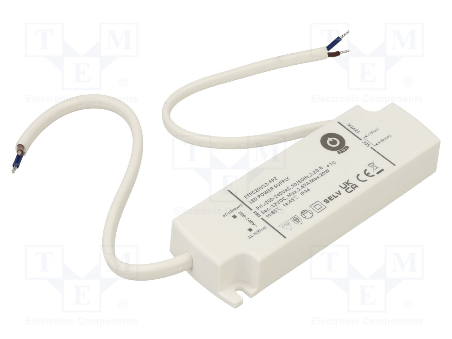 POS FTPC20V12-FP2 LED-teholähde 20W