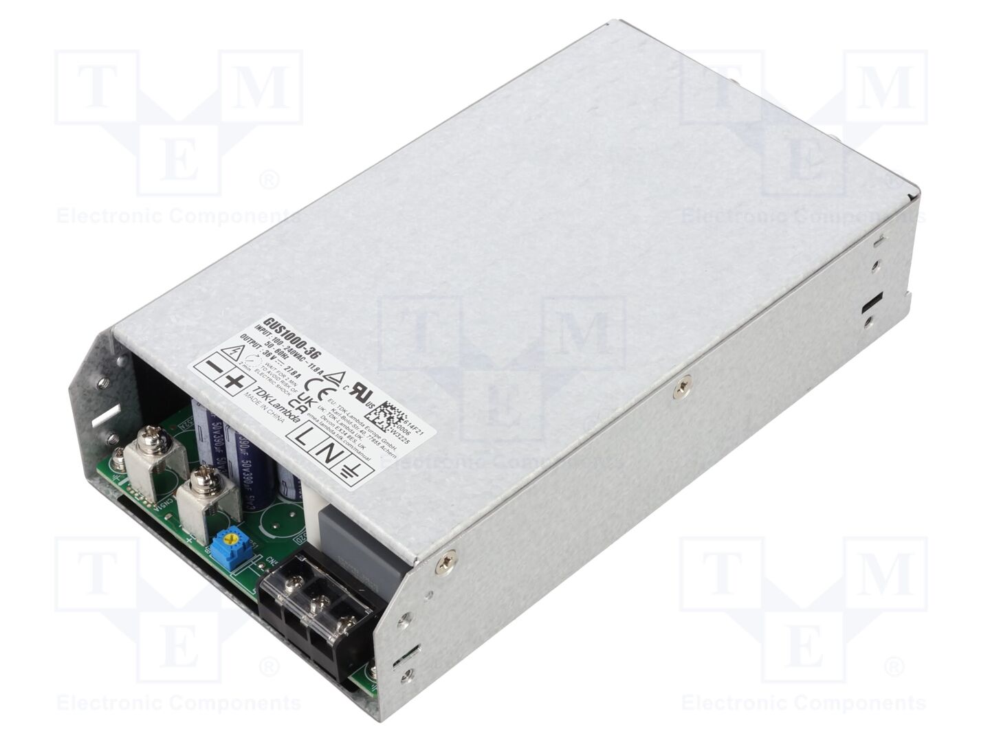 TDK-LAMBDA GUS1000-36 Sisäänrakennettu kytkentäsähkölaite 1kW 36V