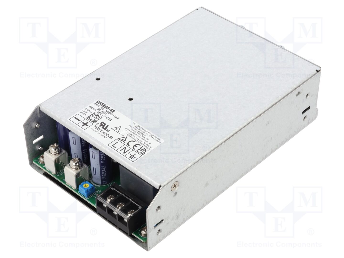 TDK-LAMBDA GUS600-48 Sisäänrakennettu kytkentäsähkölaite 48V 12.6A 604.8W
