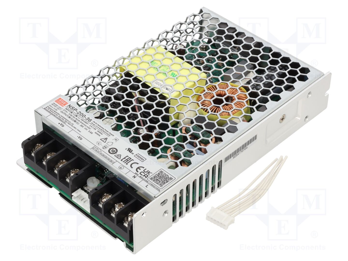 MEAN WELL NSP-200-36 Kytkinmuuntaja 200W 36VDC modulaarinen