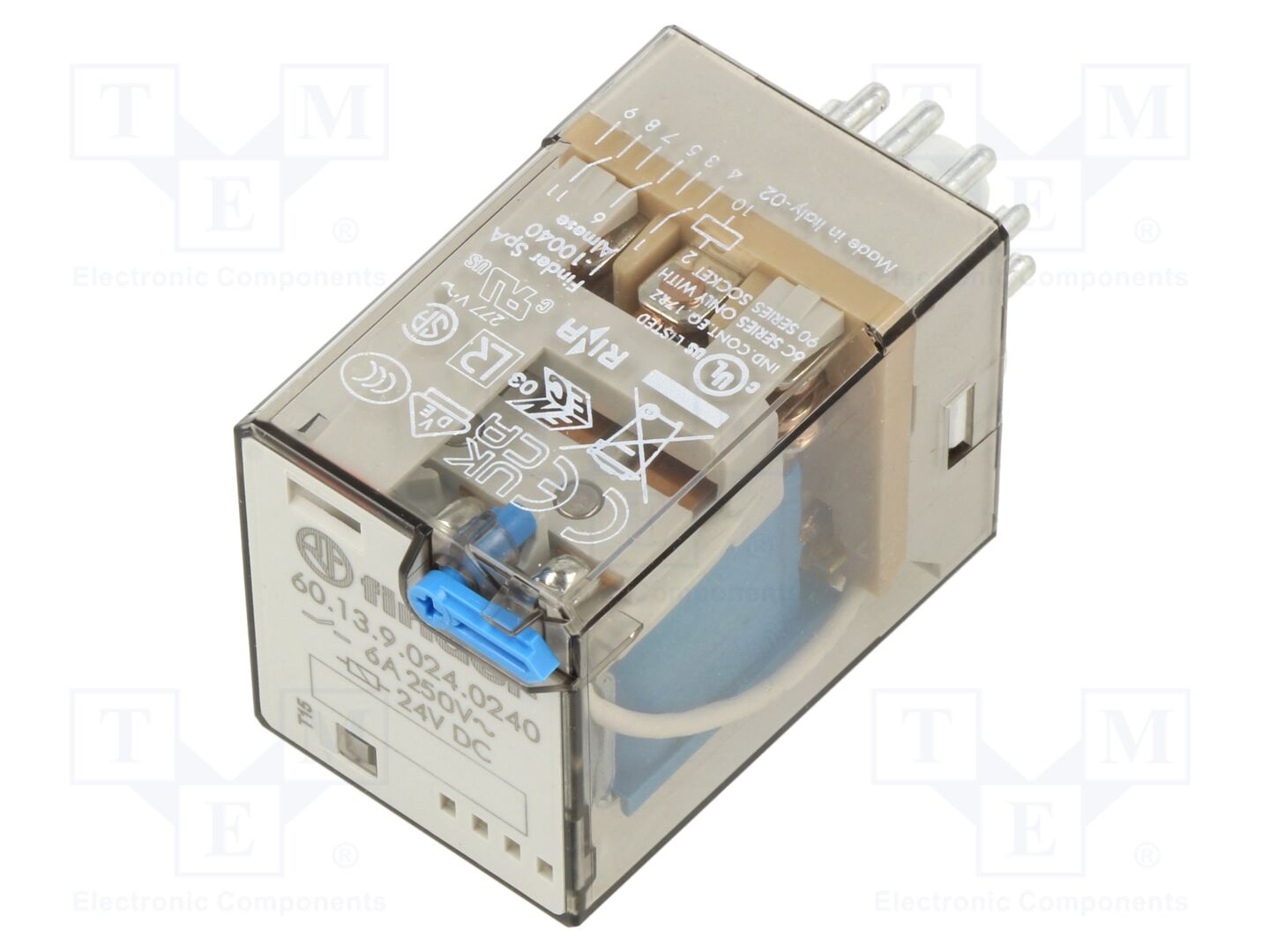 FINDER 60.13.9.024.0240 Sähkömagneettinen rele 24VDC
