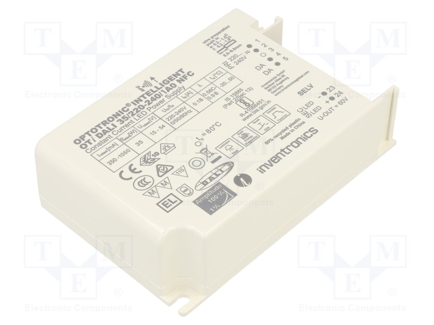 INVENTRONICS OTI DALI 35/220-240/1A0 NFC LED-virtalähde 35W