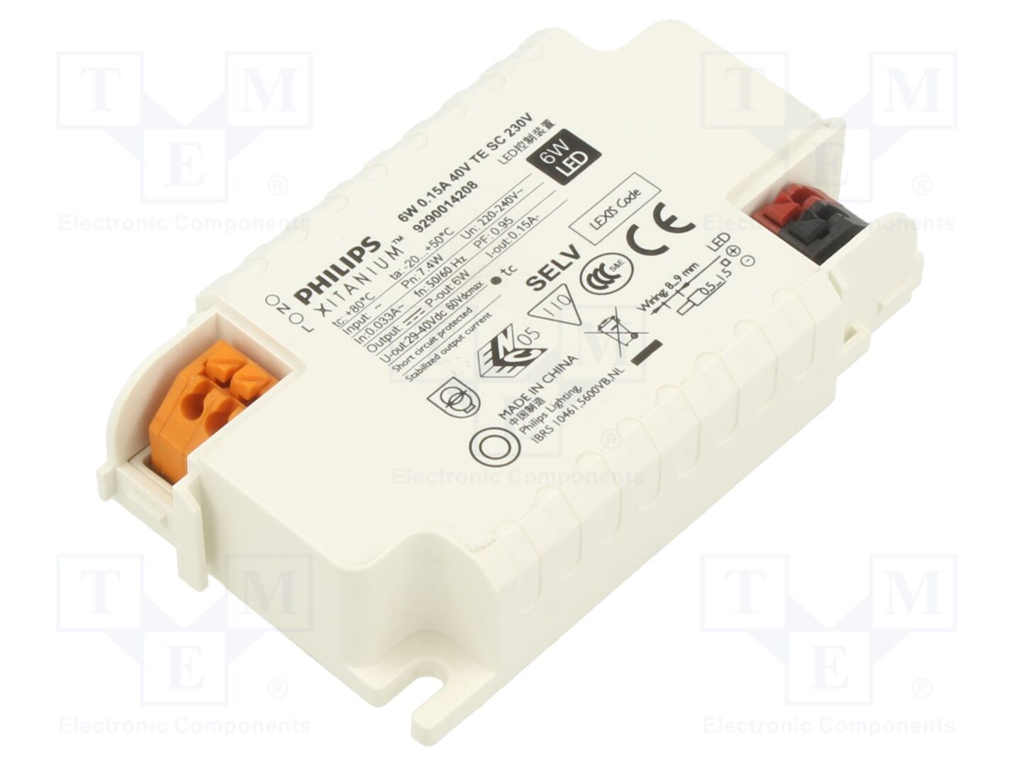 PHILIPS XITANIUM 6W 0.15A 40V TE SC LED-virtalähde 230V