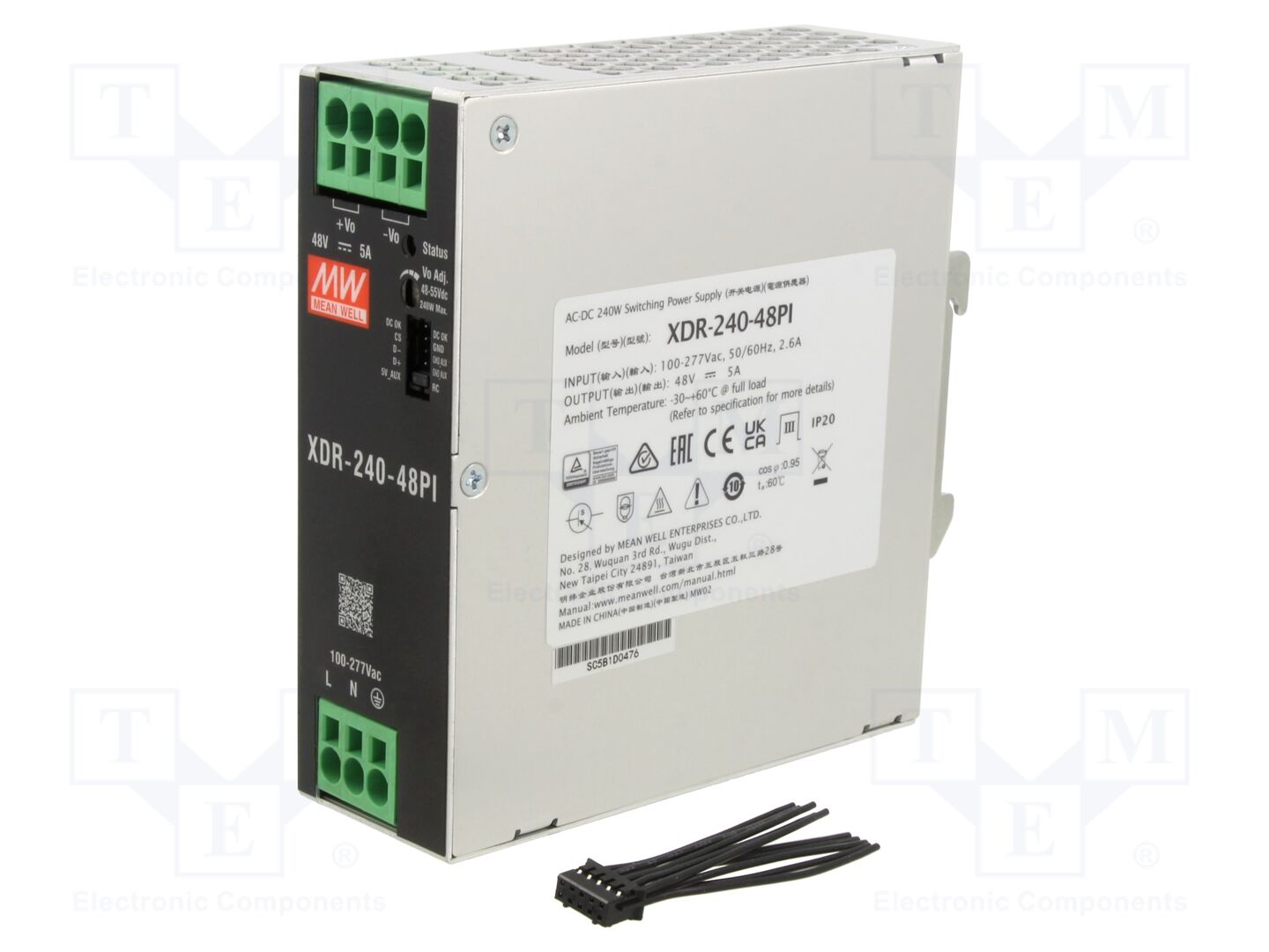MEAN WELL XDR-240-48PI Teholähde 240W