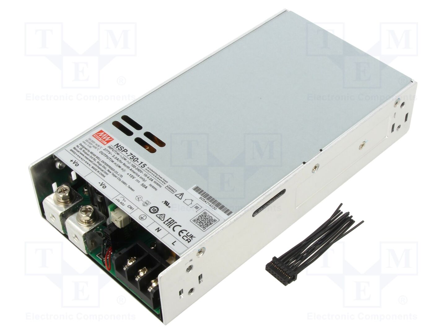 MEAN WELL NSP-750-15 Kytkinlähde 750W 15VDC modulaarinen