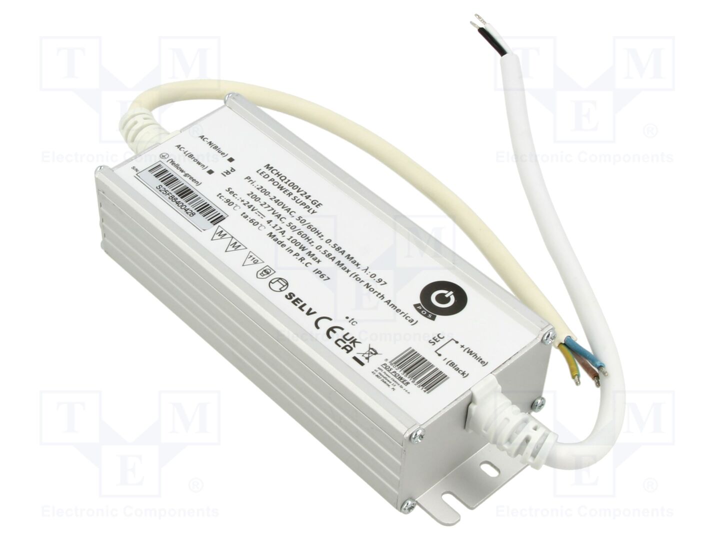 POS MCHQ100V24-GE LED-virtalähde 100W