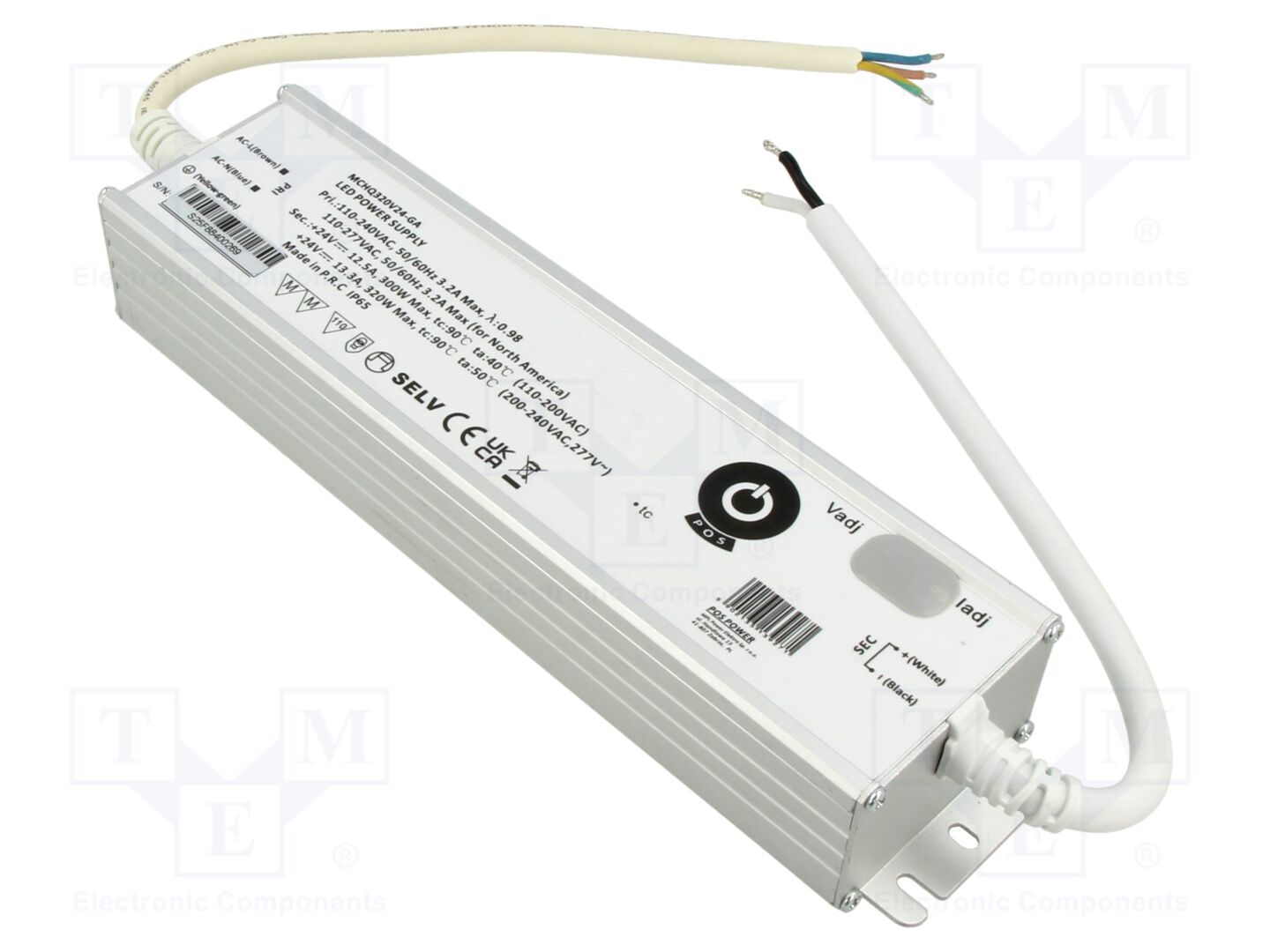 POS MCHQ320V24-GA LED-virtalähde 320W 24VDC 13.3A