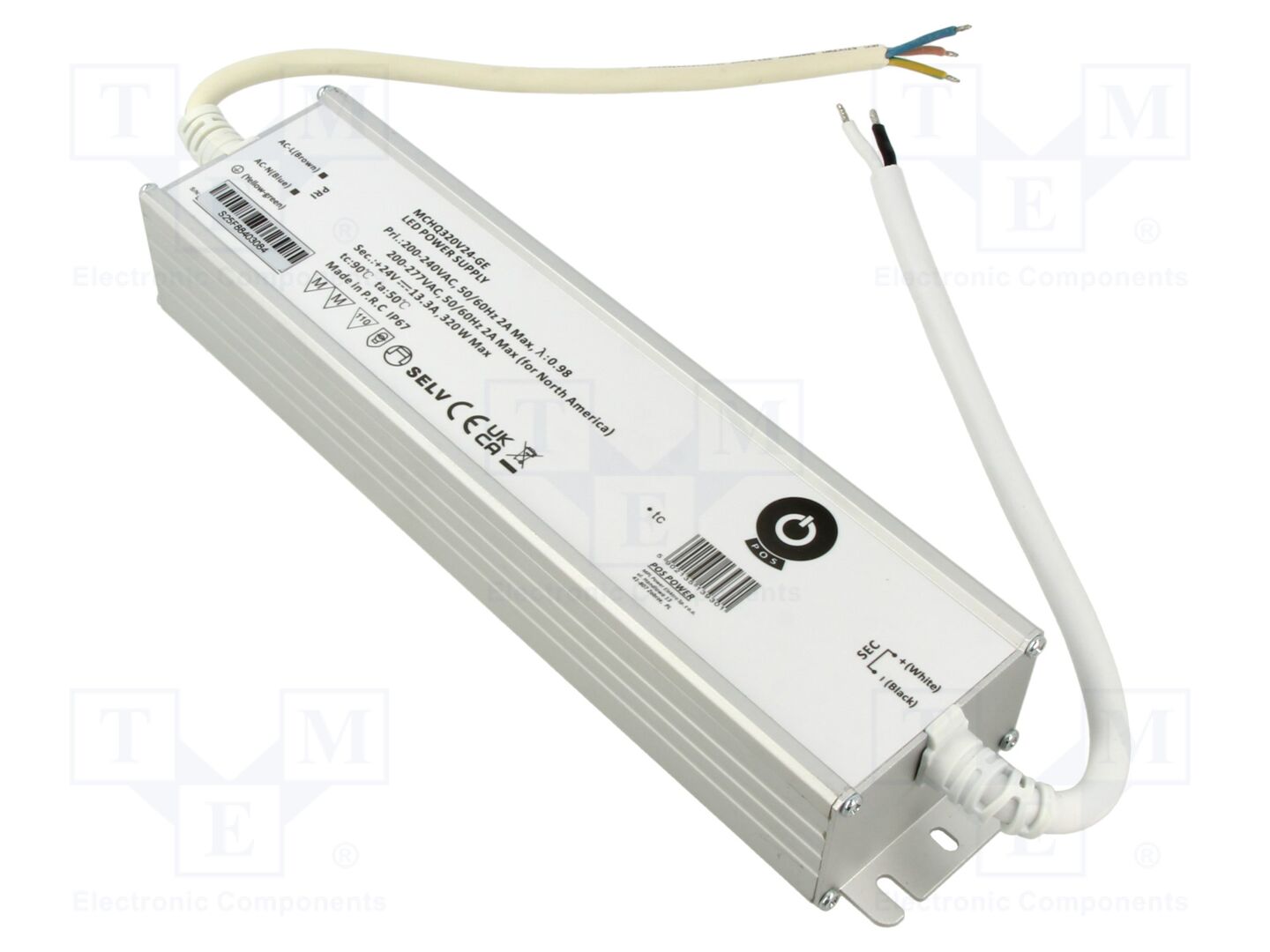 POS MCHQ320V24-GE LED-verkkolaite 320W 24VDC 13.3A