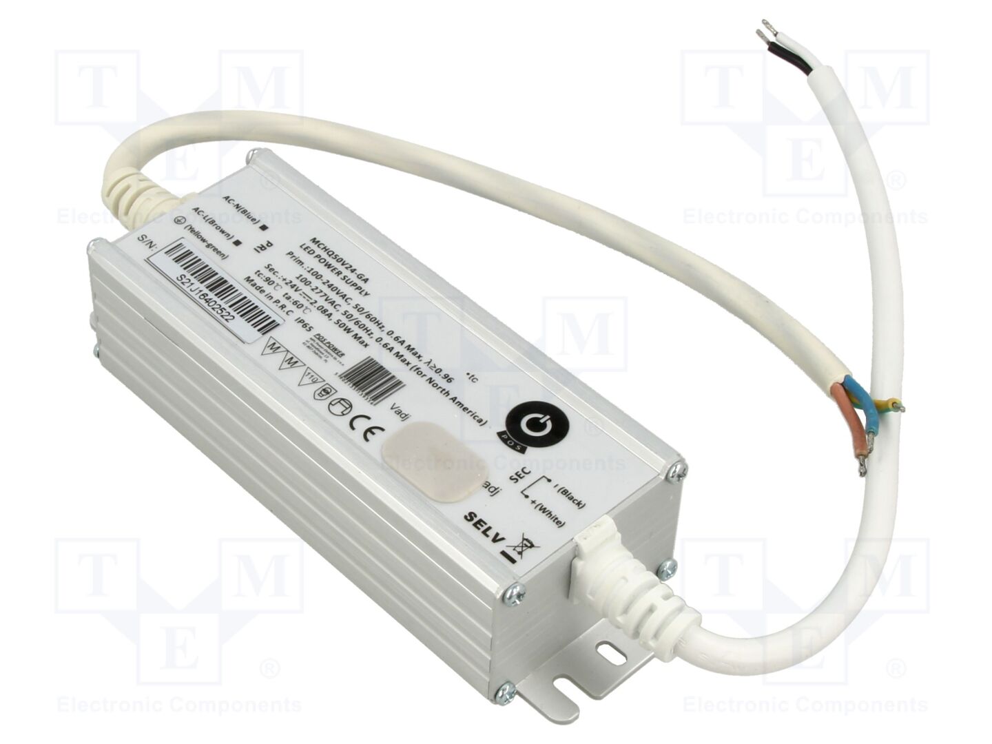 POS MCHQ50V24-GA LED-virtalähde 50W 24VDC 2.08A