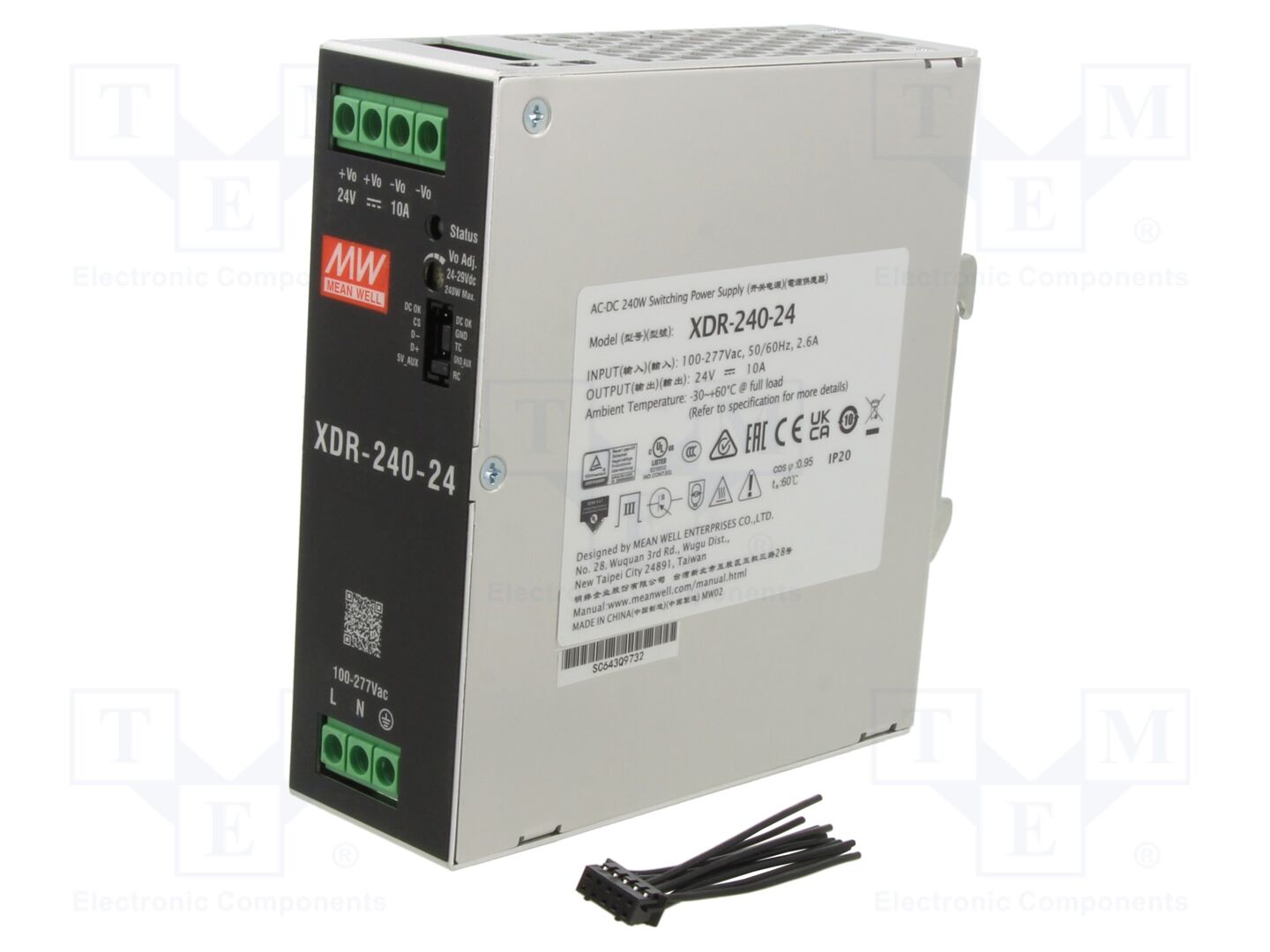 MEAN WELL XDR-240-24 Teholähde 240W