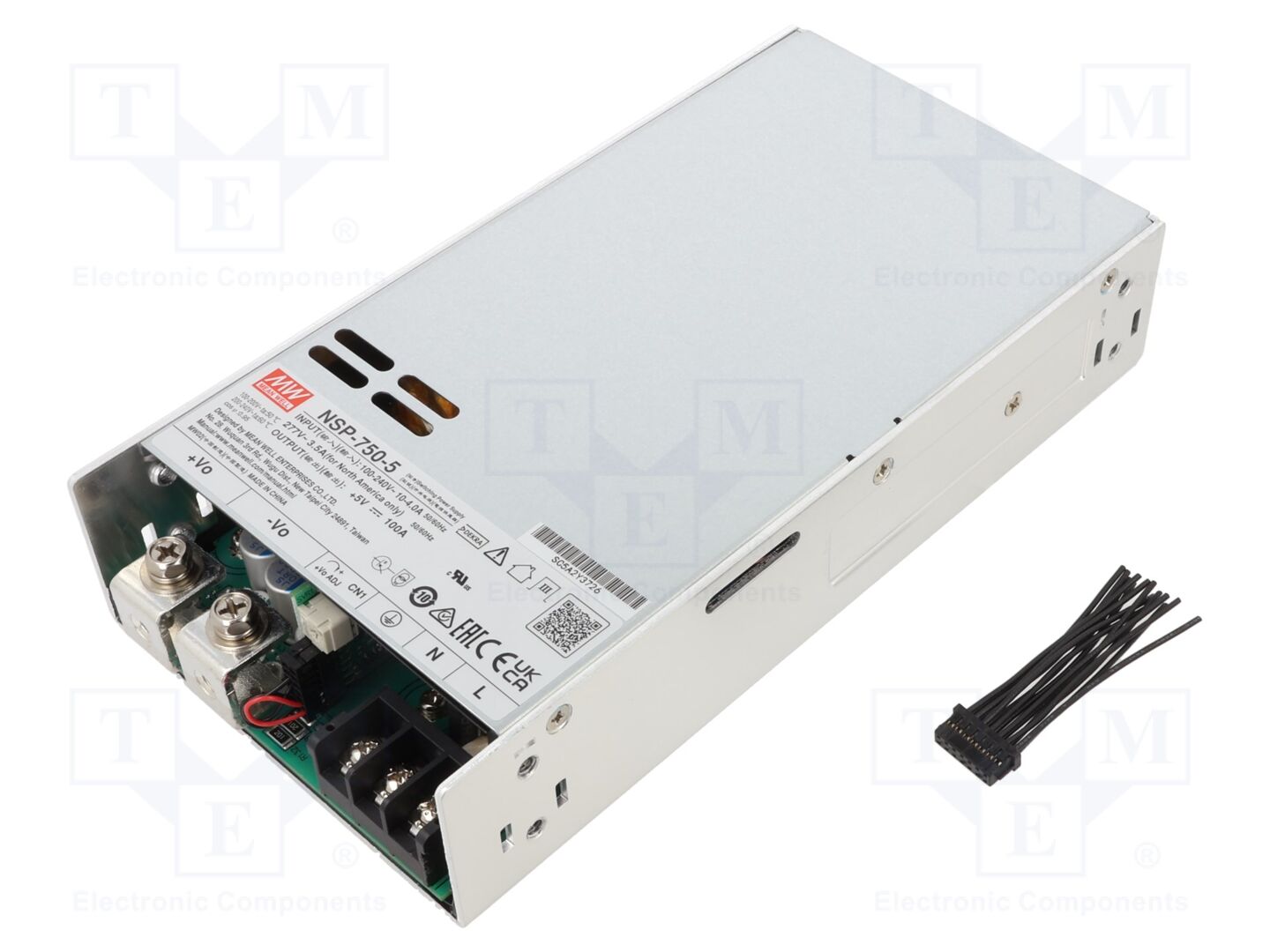 MEAN WELL NSP-750-5 Kytkinlähde 750W 5VDC modulaarinen